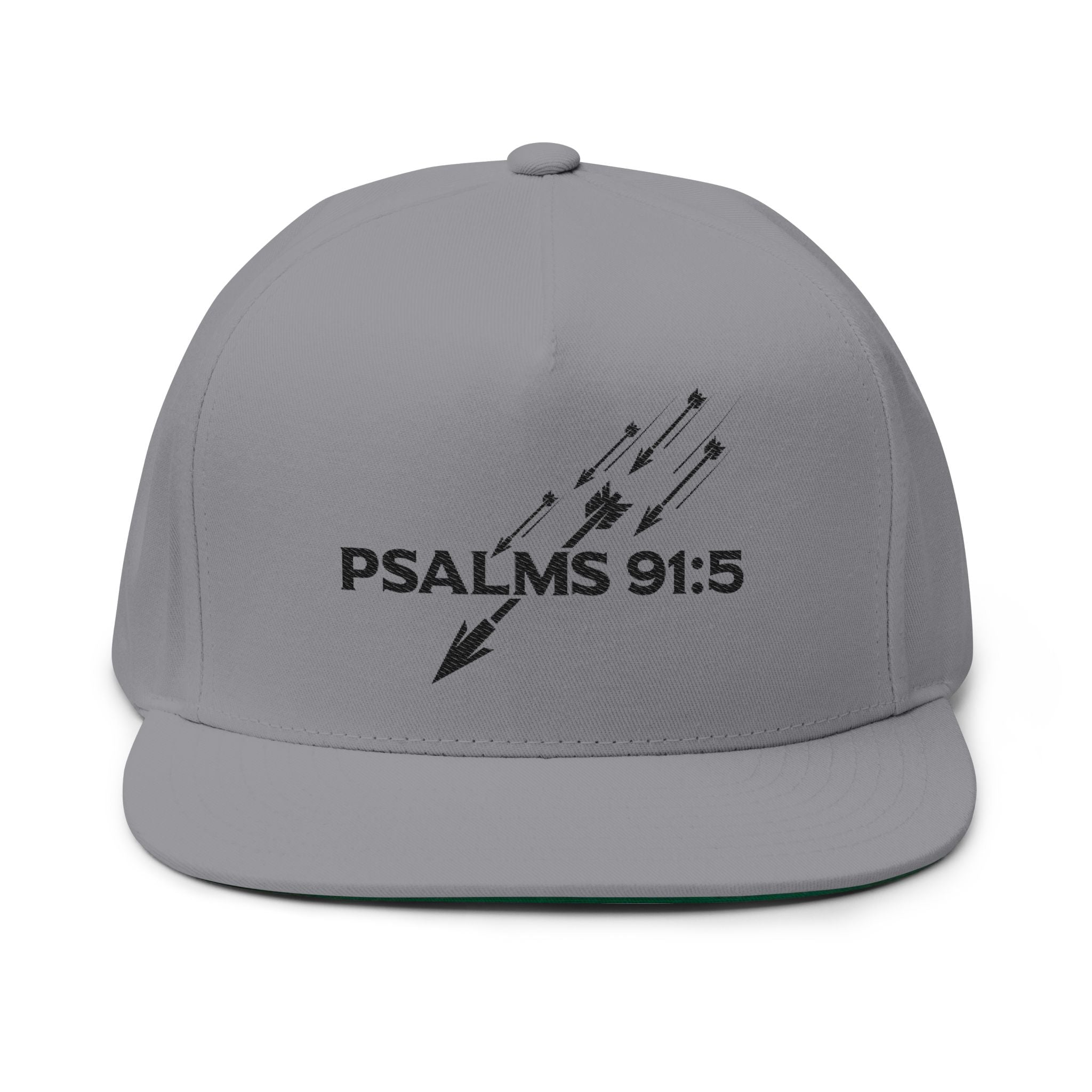 Psalms 91:5 Flat Bill Snapback Hat