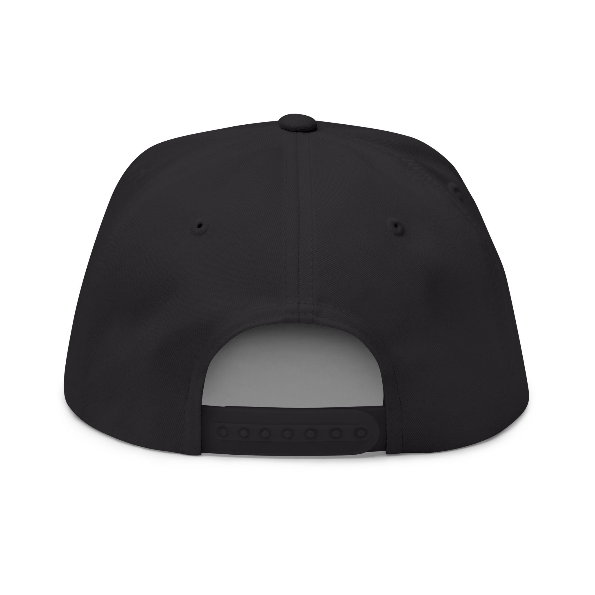 Psalms 91:5 Flat bill Snapback Hat - Black