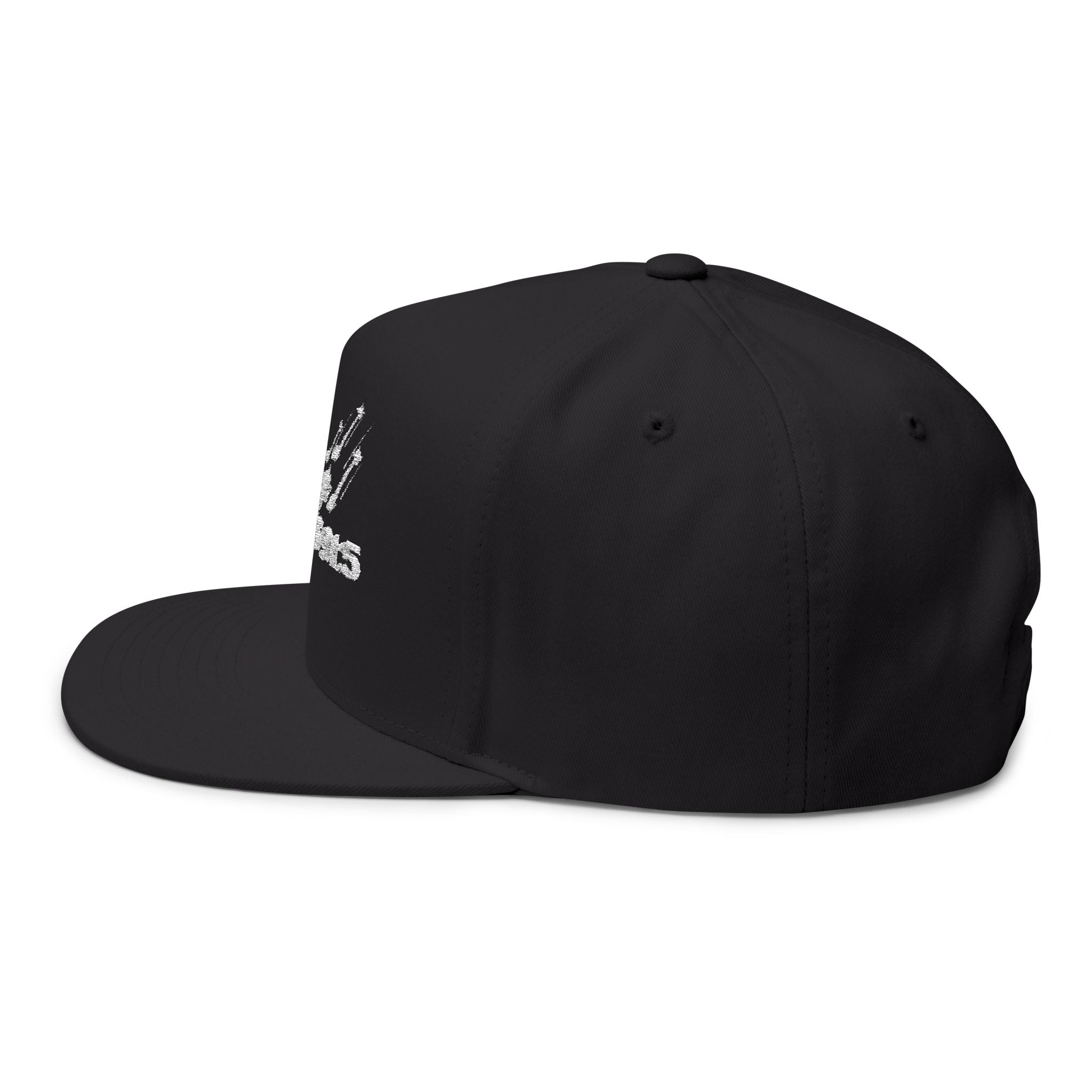 Psalms 91:5 Flat bill Snapback Hat - Black