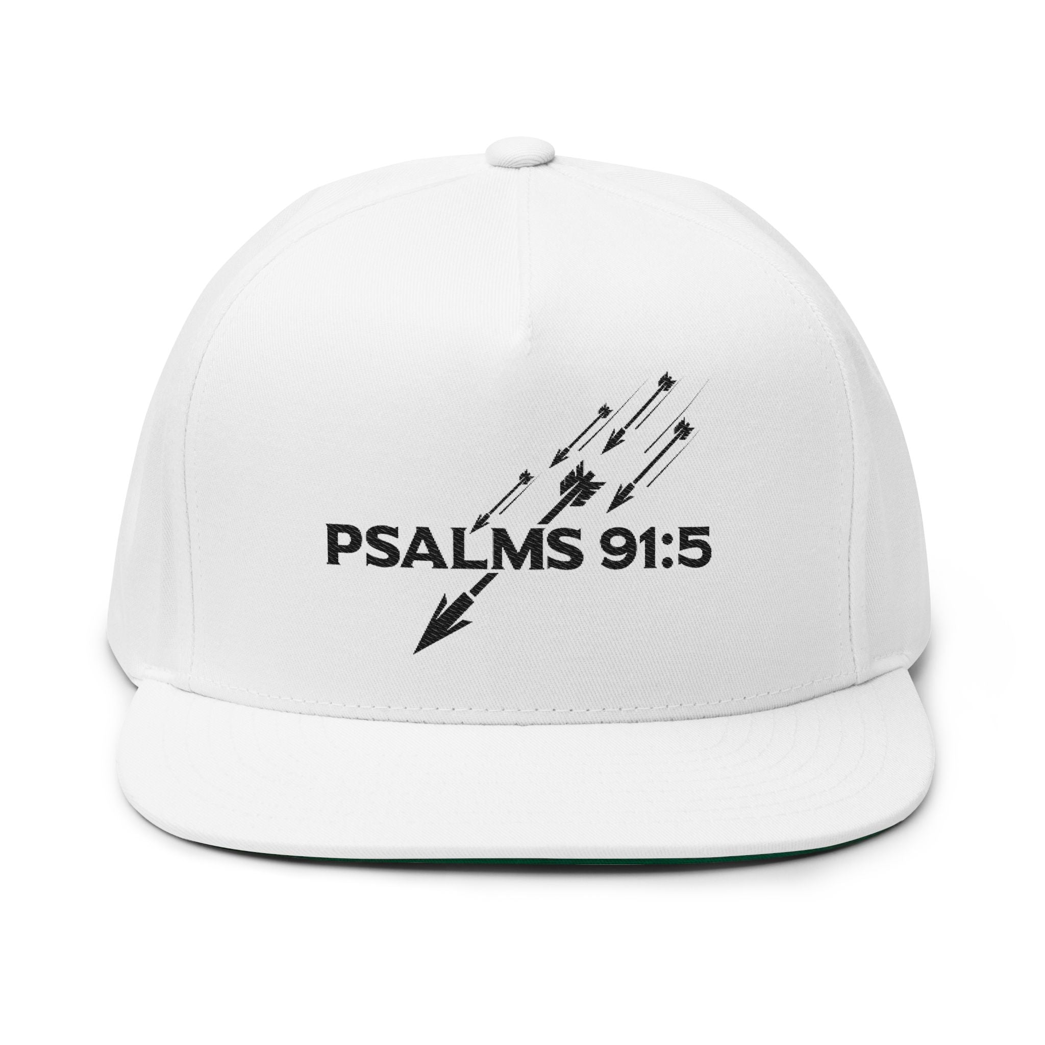 Psalms 91:5 Flat Bill Snapback Hat